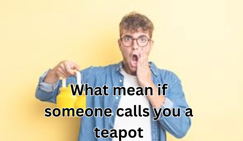 What mean if someone calls you a teapot?